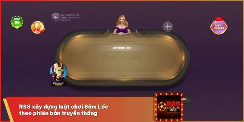 Sâm Lốc R88 - Game Bài Giải Trí Sinh Lời Độc Quyền 2025 2 R88 xây dựng luật chơi Sâm Lốc theo phiên bản truyền thống